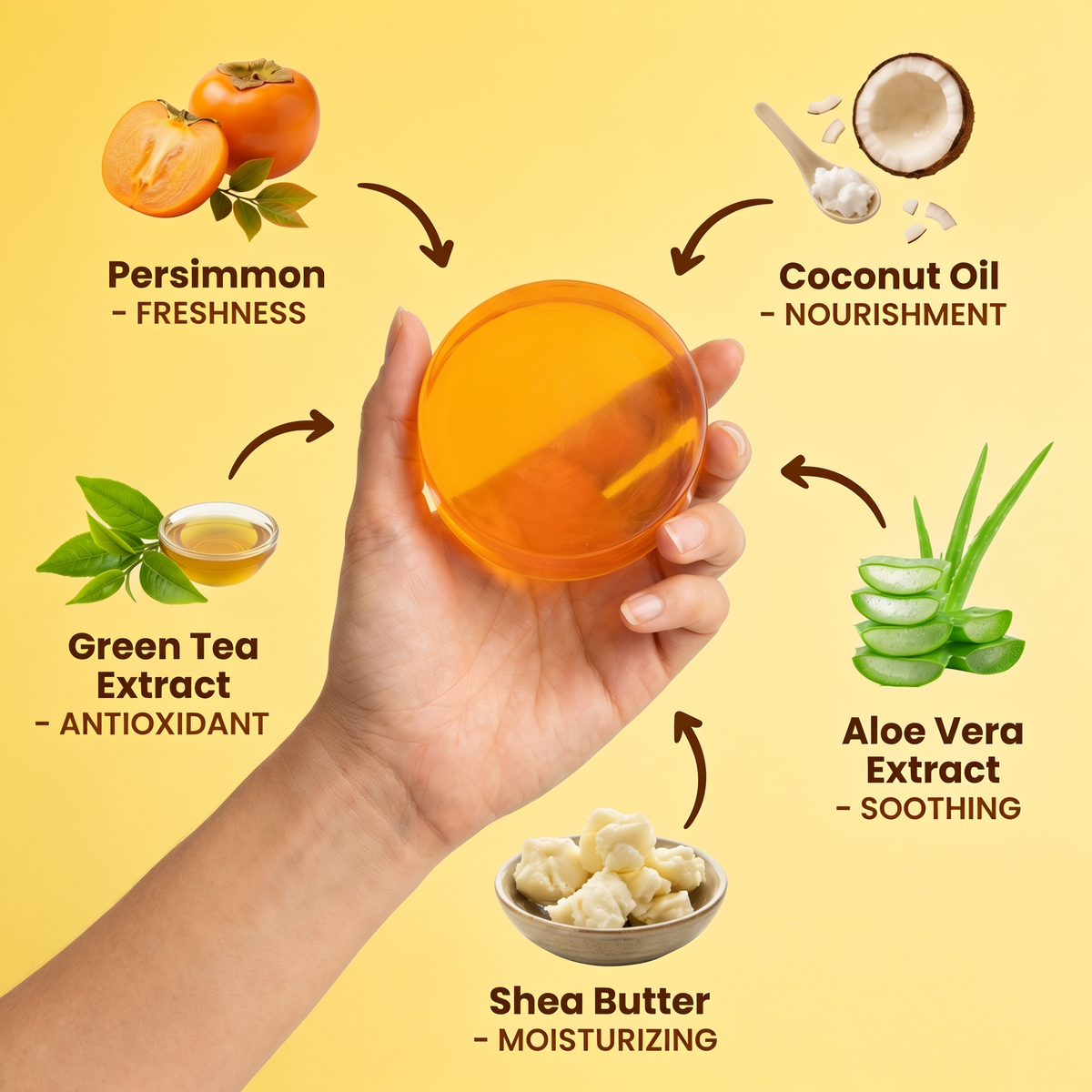 Zuric (Deodorizing) Persimmon Soap